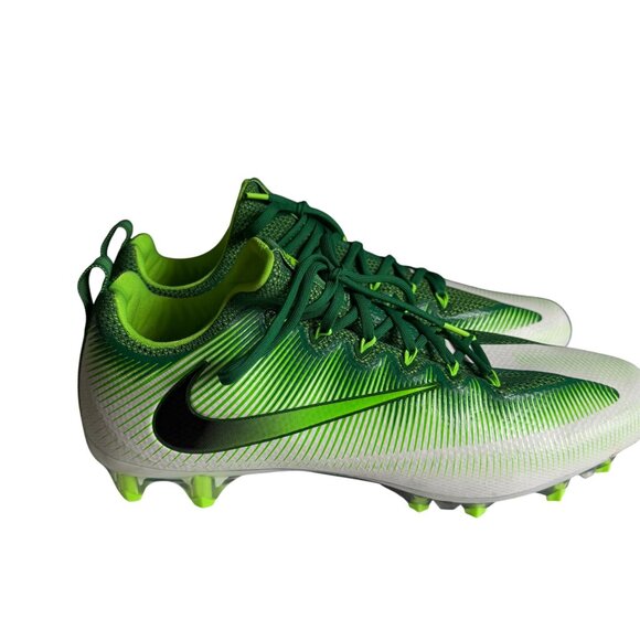 Nike Vapor Untouchable Pro Football Cleats Men\'s Size 15 Pine Green White